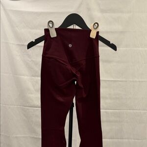 Lululemon Athletica Deep Red Leggings